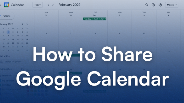 how to share google Calendar
