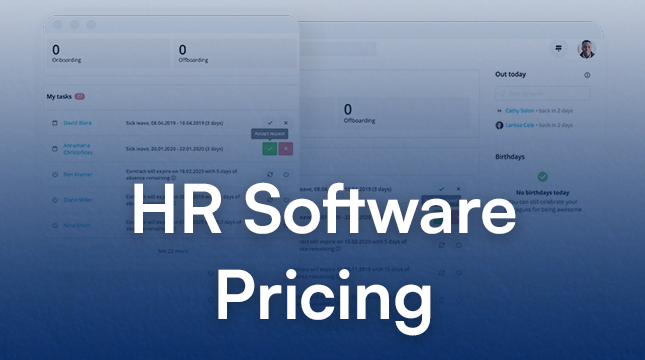 hr software pricing