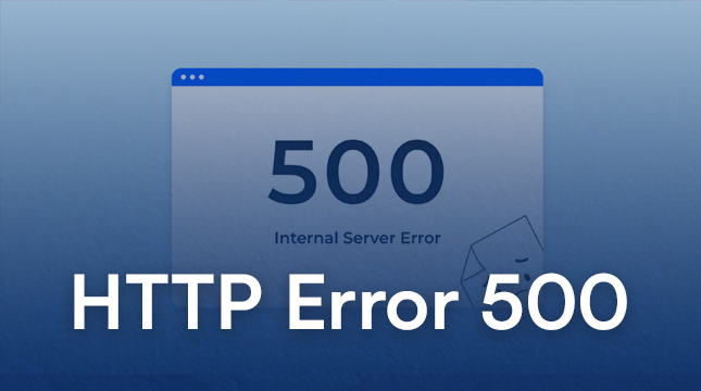 HTTP Error 500