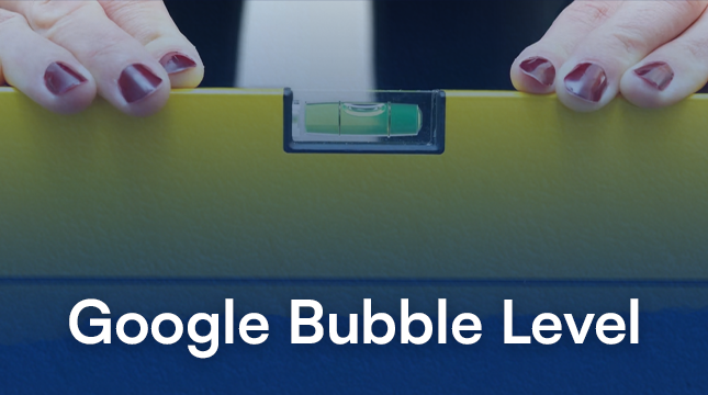 google bubble level