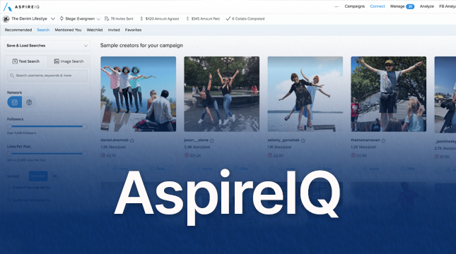 AspireIQ: Find Your Right Influencer