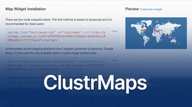 ClustrMaps